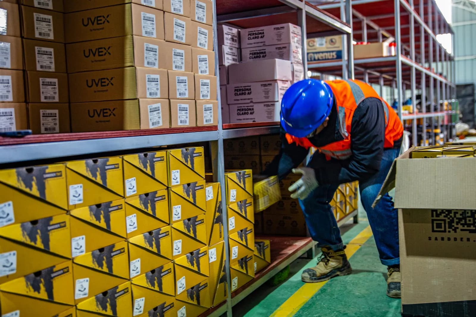 Almacén EPP Uvex — Equipos de Protección — TM Maquinaria